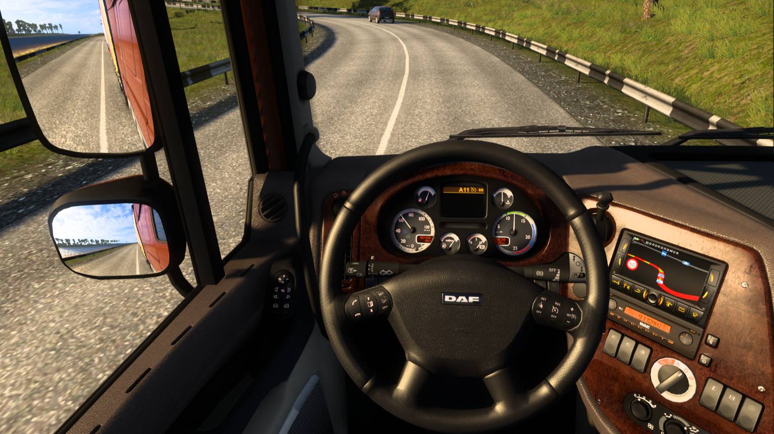 Рейс Вязьма - Волоколамск в Euro Truck Simulator 2. смотреть онлайн