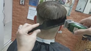 Мужская стрижка на базе полубокс,и техника ее выполнения
