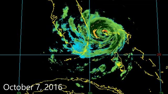 Hurricane Matthew - US Radar coverage of the storm смотреть онлайн