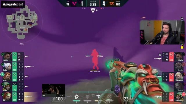 VOD ANALYSIS: GAME 2 Fnatic Vs Vision Strikers VCT - VALORANT CHAMPIONS