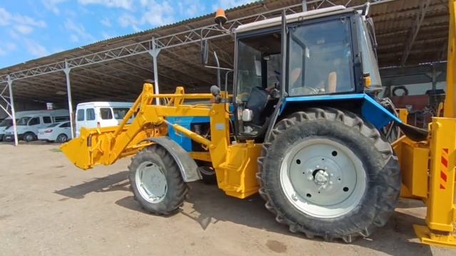 Экскаватор-погрузчик Беларус МТЗ-82П  с установкой экспресс-обзор от Константина Сорокина