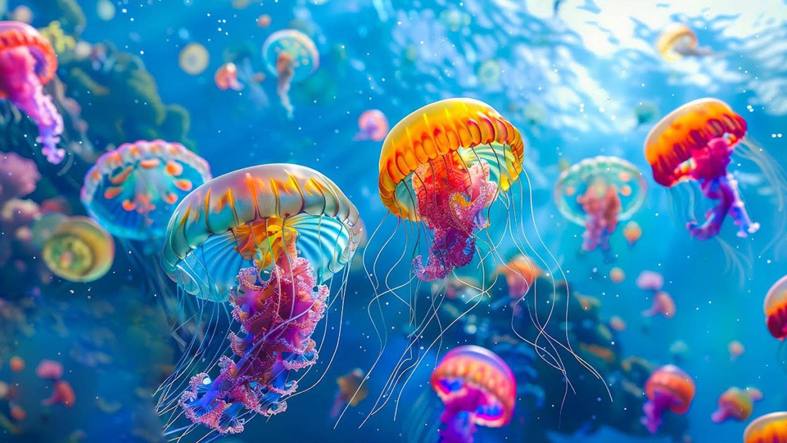 Релаксация с яркой морской жизнью, самое красивое видео 4K HDR 60FPS ULTRA HD | #шариклайф смотреть онлайн