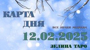 КАРТА ДНЯ и СОВЕТ на 12 февраля 2025 года | ТАРО прогноз | Расклад таро