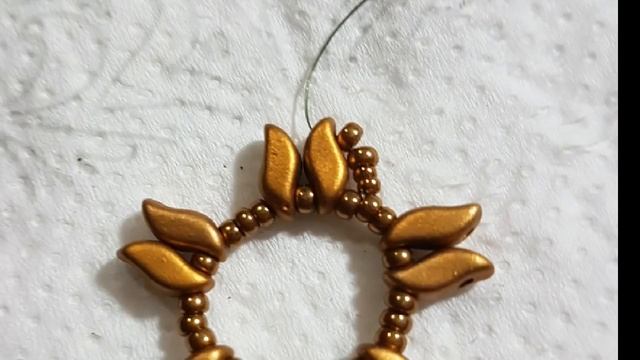 Tutorial orecchini "Paluu" con Ginko .per principianti. смотреть онлайн