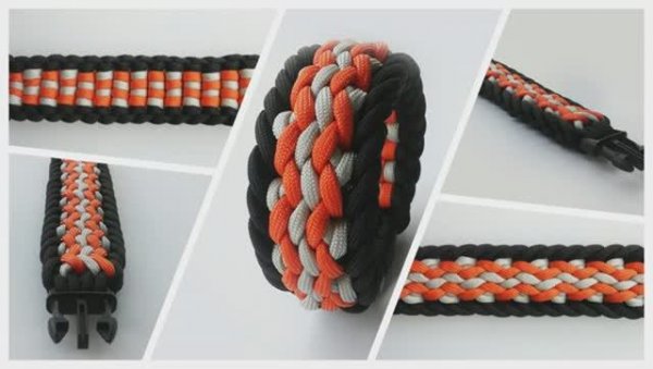 Браслет из паракорда Candy Tiger Modified(360P)