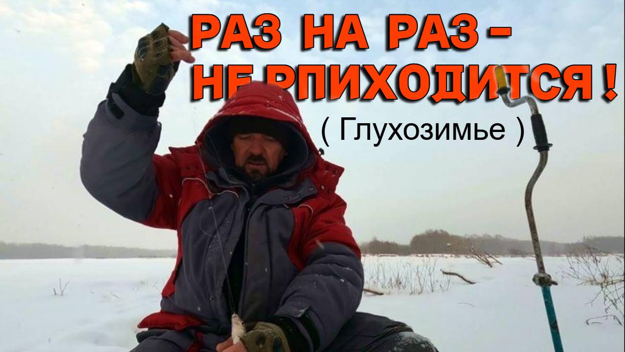РАЗ НА РАЗ - НЕ ПРИХОДИТСЯ ! Рыбалка на Оби в протоке 7 февраля 2025г. Пришло глухозимье ! смотреть онлайн