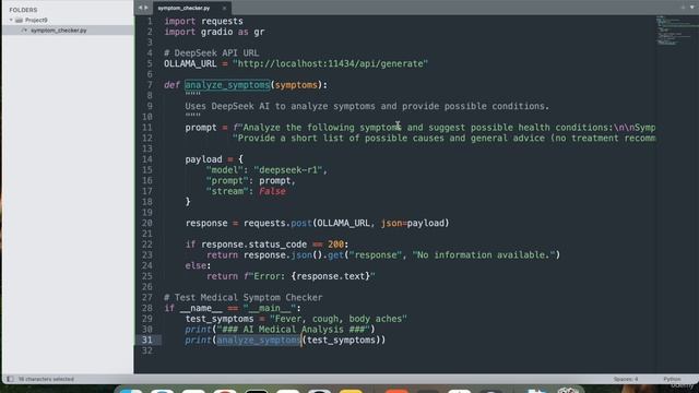 4 -Project 9 Medical Symptom Checker with DeepSeek AI смотреть онлайн