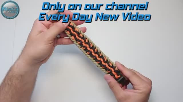 DIY Paracord Bracelet Candy Tiger - World Of Paracord - How To Make Paracord Bracelet Tutorial(360P)