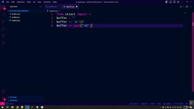 27 Finding and Attacking on Buffer Overflow Vuln 3. Creating Specific Payload смотреть онлайн