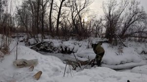 проверка морд в ручье