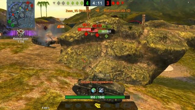 World of Tanks blitz #4(M4A3E8 SHERMAN)ИМБА ДЛЯ ПОДНЯТИЯ СТАТЫ смотреть онлайн
