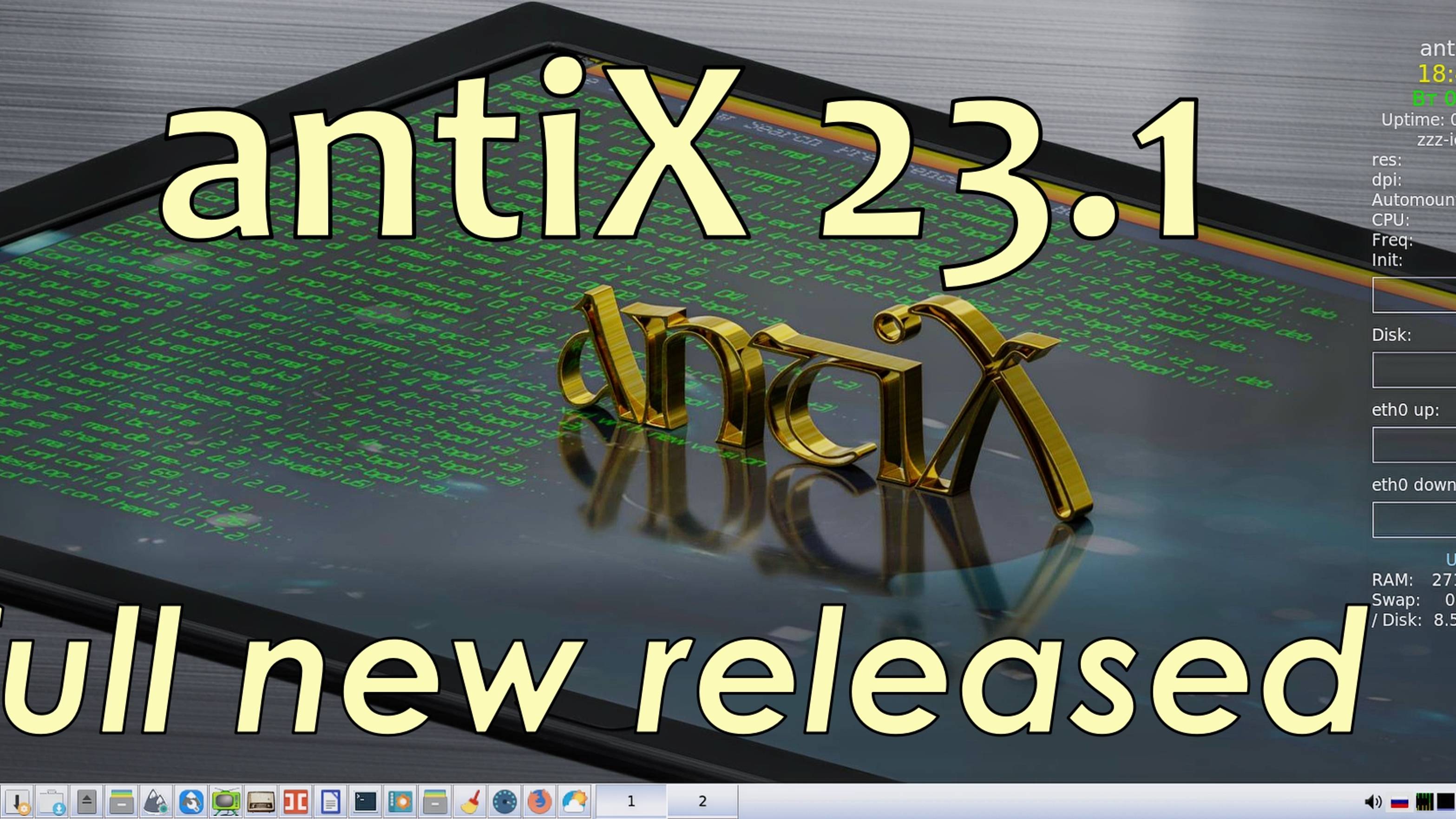 antiX 23.2 Pro _ New Released _ Как обновить antiX 23.1 до версии antiX 23.2 смотреть онлайн