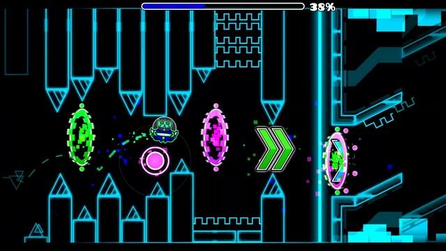 "Forsaken Neon" by Zobros and TriAxis 100% (Hard Demon) | Geometry Dash смотреть онлайн