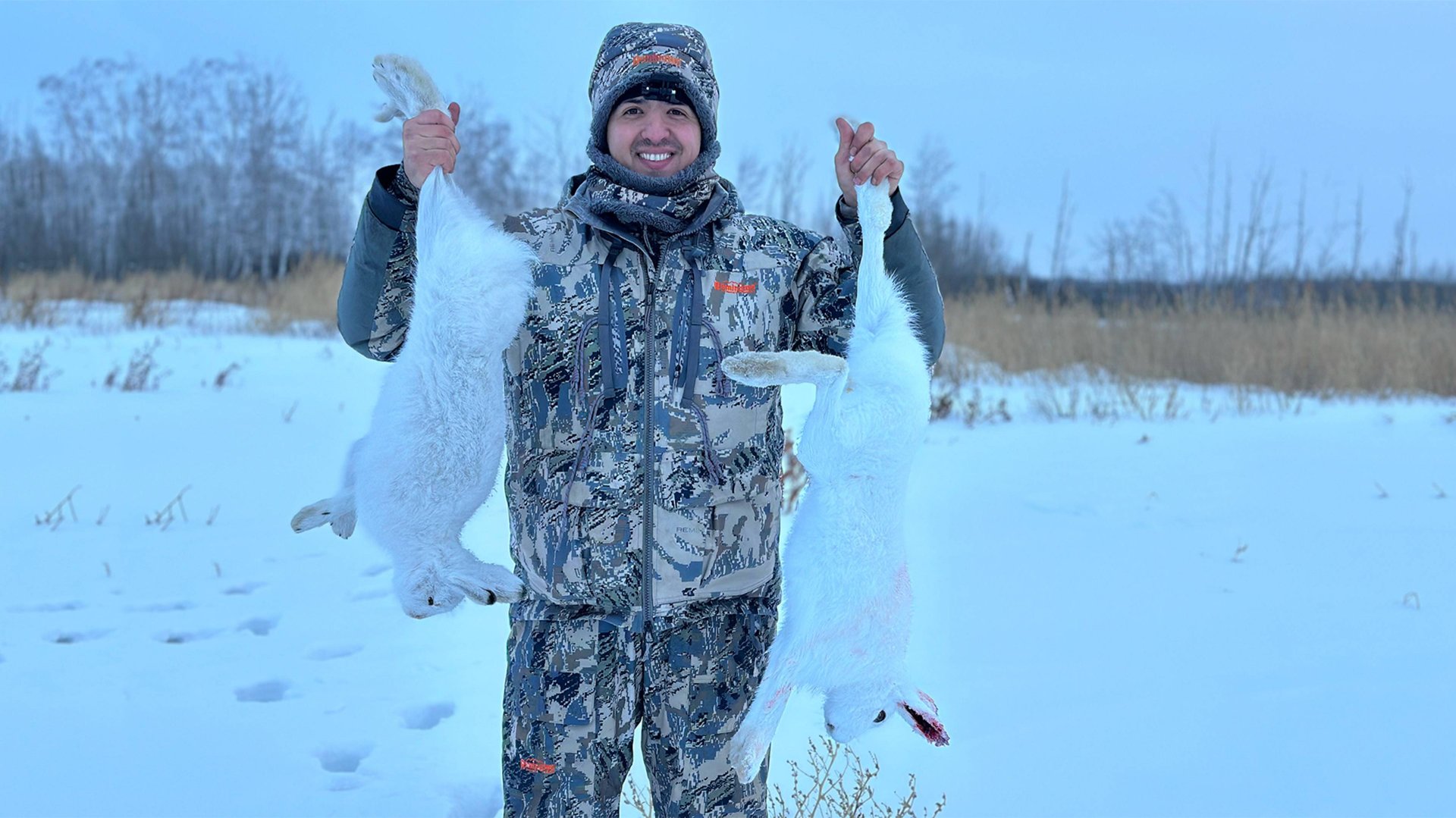 Трудовая охота на зайца в Сибири ❄️ смотреть онлайн