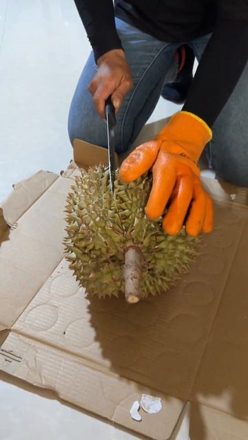 Amazing Lady Durian Cutting Skill II Durian Cambodia 1/2 #shorts #viral смотреть онлайн