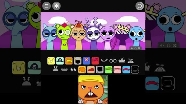 ALL Sprunki X Happy Tree Friends 🐇🐘🦔 NORMAL MOD #funny #sprunki #meme #animation #memes