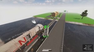 ПОЕЗД-УНИЧТОЖИТЕЛЬ ПРОТИВ МАШИН В TEARDOWN