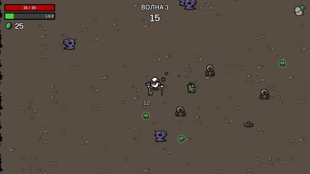 Brotato - картошка-техномаг выживает. Серия 1