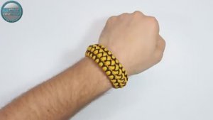 Amazing Paracord Bracelet Saturn Stitched with Micro cord Knots Tutorial DIY(360P)