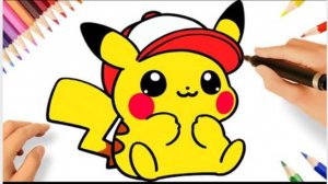 Рисование Пикачу - Простые рисунки - Как рисовать Пикачу