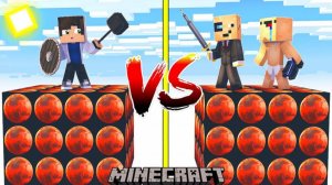 📹 МАРСИАНСКАЯ СУПЕР БИТВА в МАЙНКРАФТ! ЛАКИ БЛОК ОСТРОВА MINECRAFT / ПРО VS ДВУХ НУБОВ В Lucky Bloc