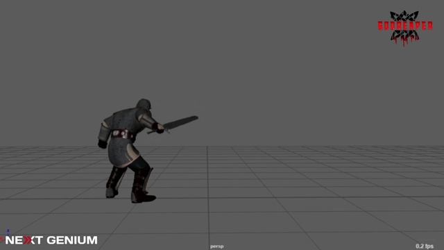 Процесс работы над анимациями главного героя из нашего проекта Godreaper