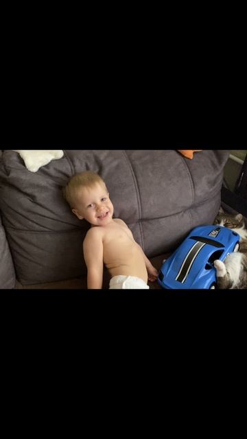 Миша и кот❤️