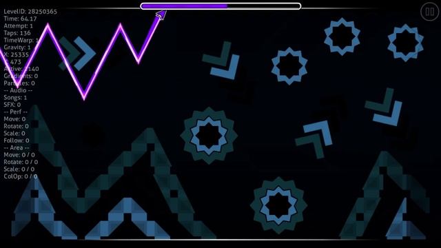 Sonic wave noclip|Geometry dash| смотреть онлайн