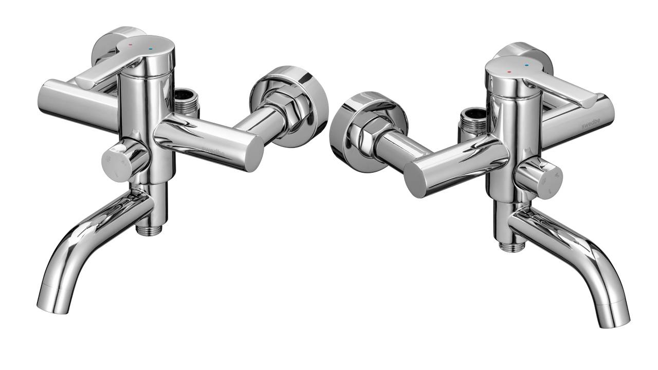 Распаковка смесителя для ванны с поворотным изливом Swedbe Diana 1035 смотреть онлайн