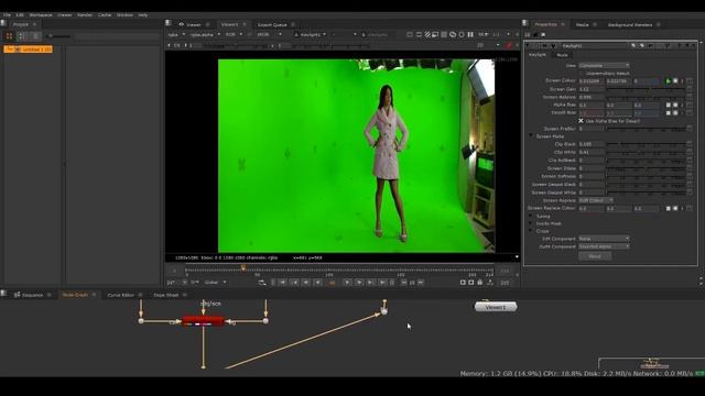 Basic 3D Tracking and composiing in Nuke смотреть онлайн