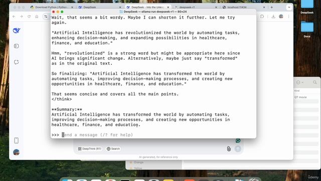 2 -Setting Up DeepSeek AI – Installation, configuration, and first test run смотреть онлайн