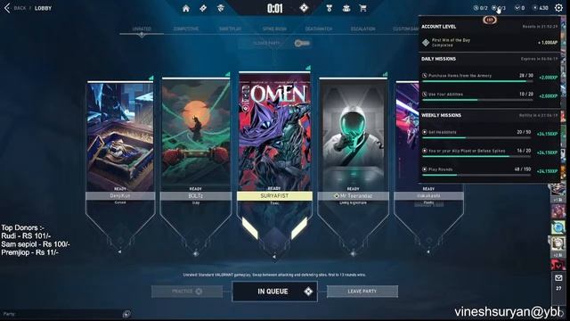 LIVE :- Valorant |rank push| Chilling with friends | SURYAONPC| #valorantlive #valorantindia смотреть онлайн