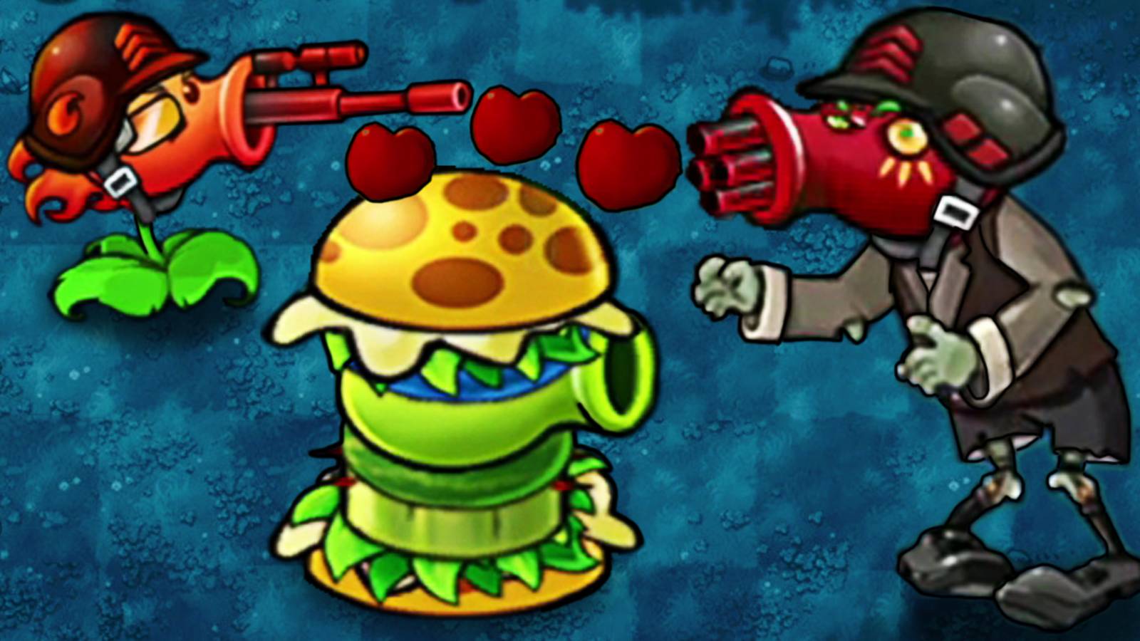 ГИБРИД МОД В ФЬЮЖН МОДЕ. Бургер против зомби ► Plants vs. Zombies Fusion #49 ПвЗ | PvZ смотреть онлайн