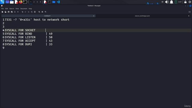 25. TCP Bind Shell 3. REAL SHELLCODE смотреть онлайн