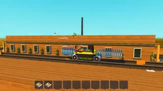 БИТВА: СТРОИМ РЕАКТИВНУЮ ТЕЛЕГУ НА ПОРШНЯХ В SCRAP MECHANIC!!! смотреть онлайн