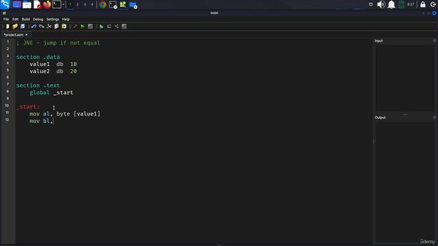 17. Jump and Loop 4. Jump if Not Equal смотреть онлайн