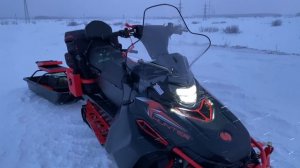 Снегоход IKUDZO (ИКУДЗО) 650LS на склизе!