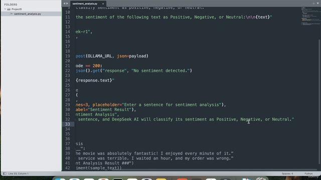 5 -Project 5 AI-Powered Sentiment Analysis with DeepSeek AI смотреть онлайн