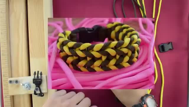 Паракорд Плетение браслета _Паучьи клыки_ (Paracord bracelet spider fangs)(360P) смотреть онлайн