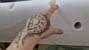 Клеим поролоном. Как клеить поролон для каретной стяжки.