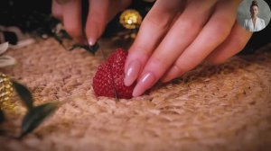 Клубничный АСМР.  Просто слушай… Завораживающие клубничные звуки  🎶🍵