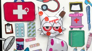 Играем в бумажные куклы / Беременная 🤰 Спрунки / асмр