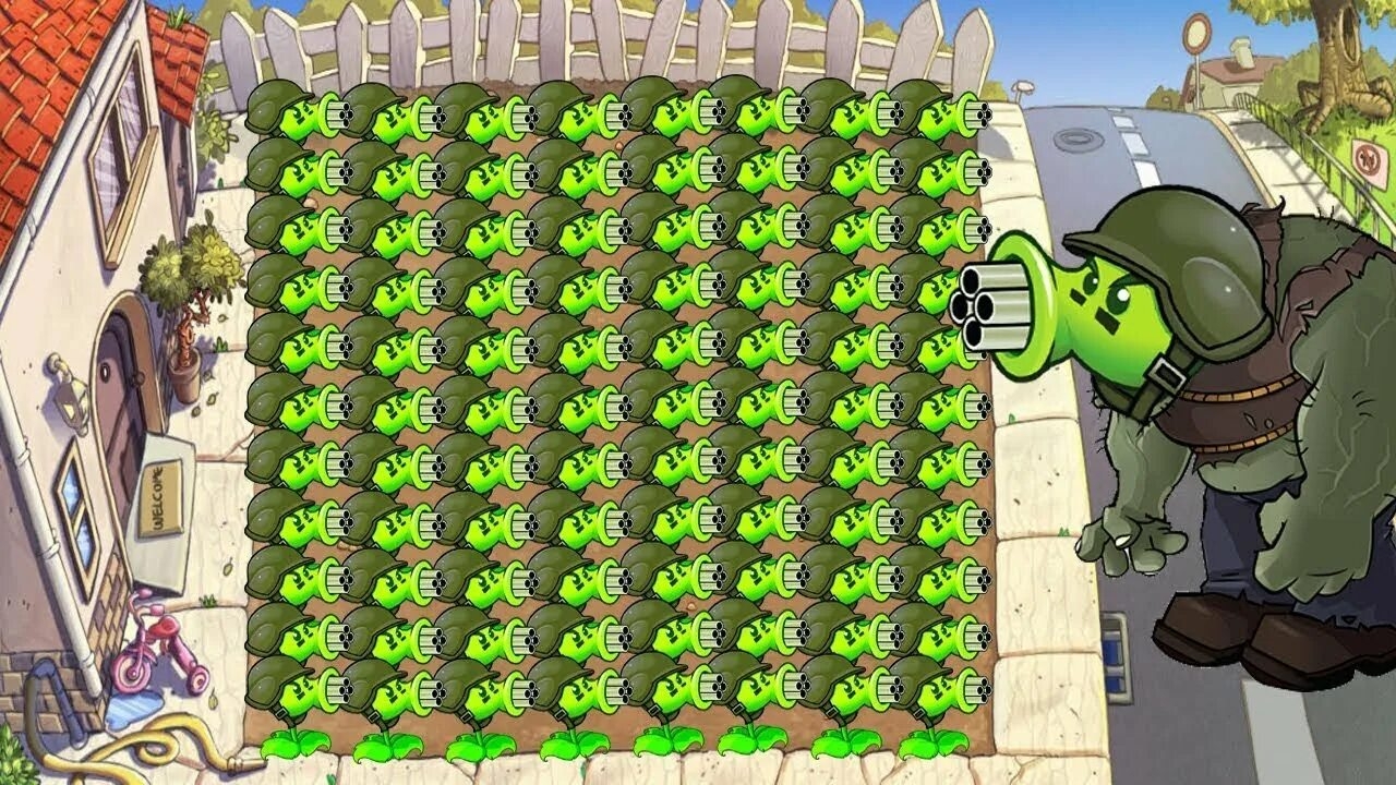 УРОВЕНЬ С ГИГАНТАМИ PVZ 2 смотреть онлайн