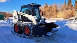 Накидные гусеницы на мини-погрузчик