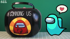 AMONG US Большой Самодельный Чемодан Сюрпризов Custom Big Surprise