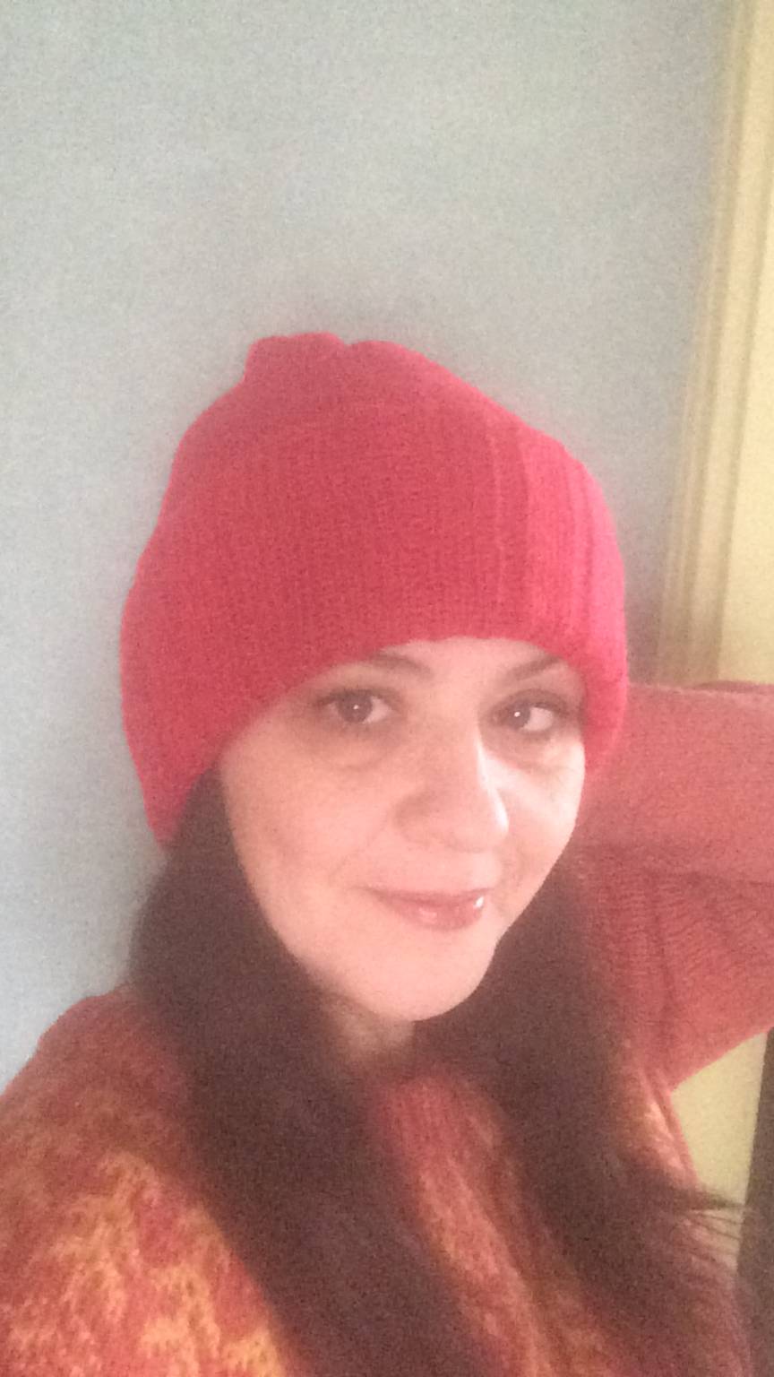 Двойная шапка-тыковка. Вязала себе. Двойная и очень тёплая. Шерсть козочки и овечки. смотреть онлайн