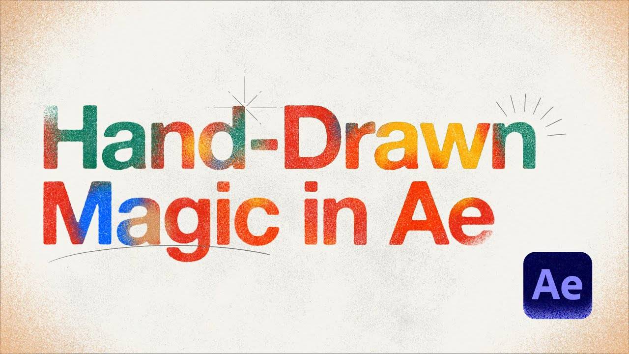 Создание нарисованного текста в After Effects смотреть онлайн