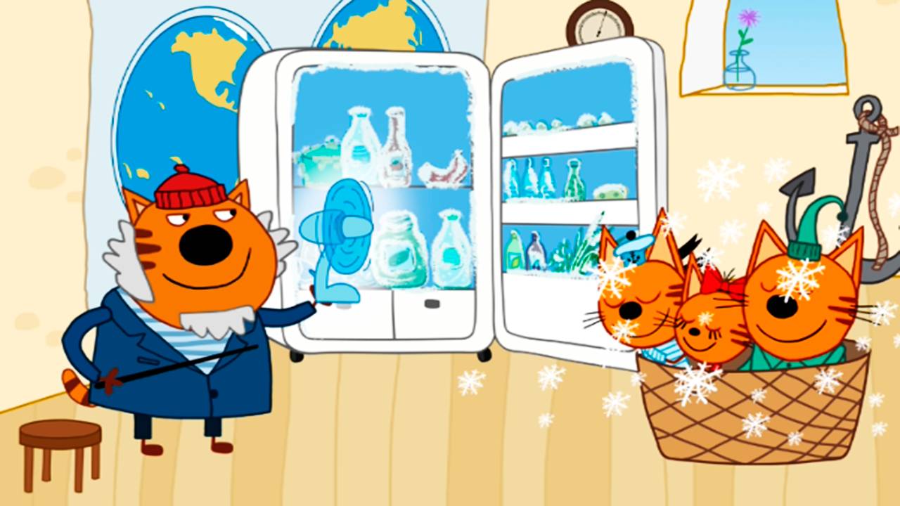 Три Кота Развивающий мультик пазл для малышей -- Мультфильм для детей. смотреть онлайн