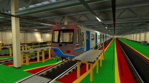 Запуск 81-760 (ока) из состояния депо. Garry-s Mod режим Metrostroi