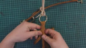 Плетение кожаного шнура. How to make braided leather cord